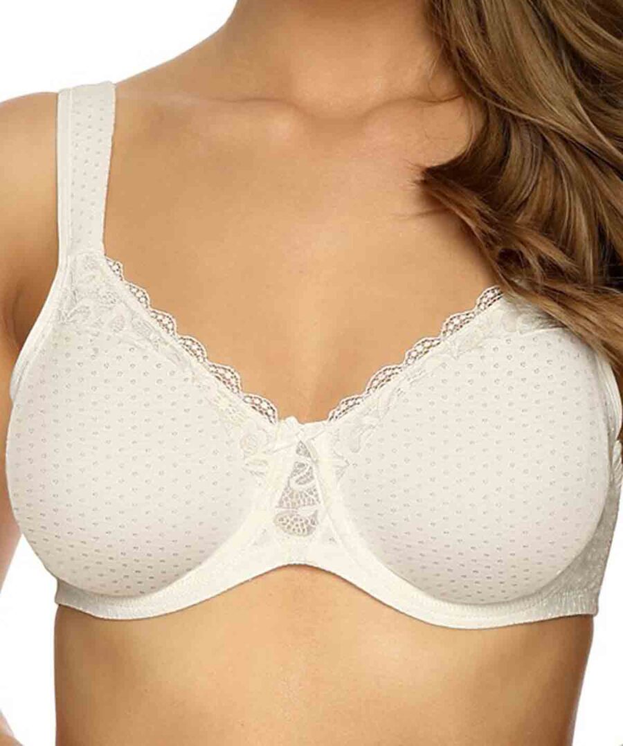 חזייה עם ברזלים וקאפים תבניתיים כפולים