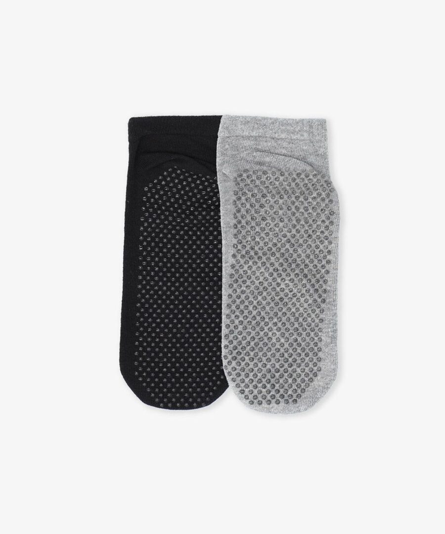 זוגות גרבי יוגה ופילאטיס עם נקודות אחיזה