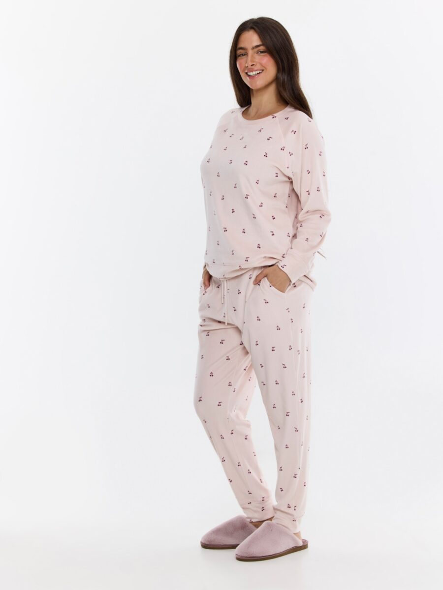 סט פיג'מה פליז רך