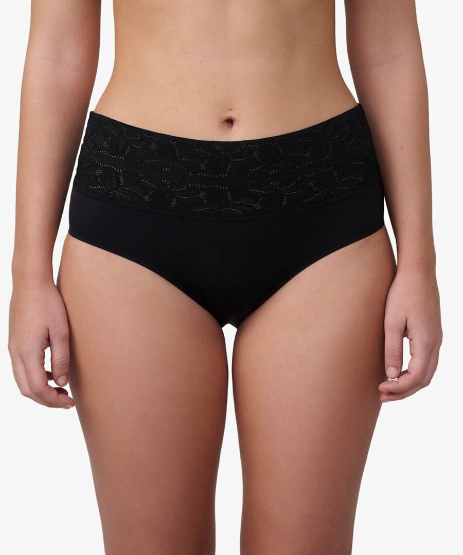 תחתוני מידי בלתי נראים בשילוב תחרה