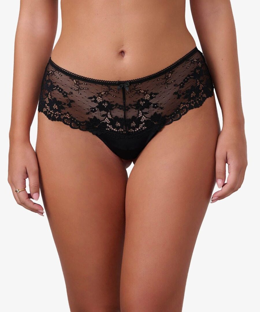 תחתוני חוטיני בתחרה ומיקרופייבר