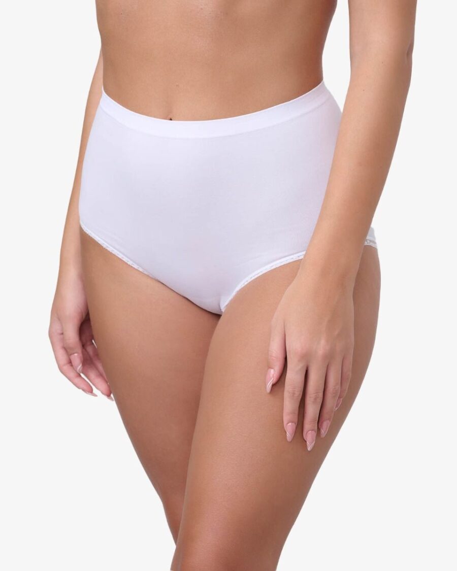 תחתוני כותנה בגזרת ביקיני גבוהה