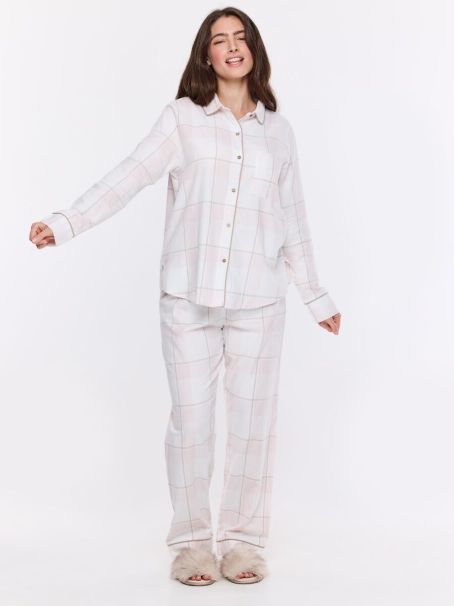 פיג'מת פלנל לנשים