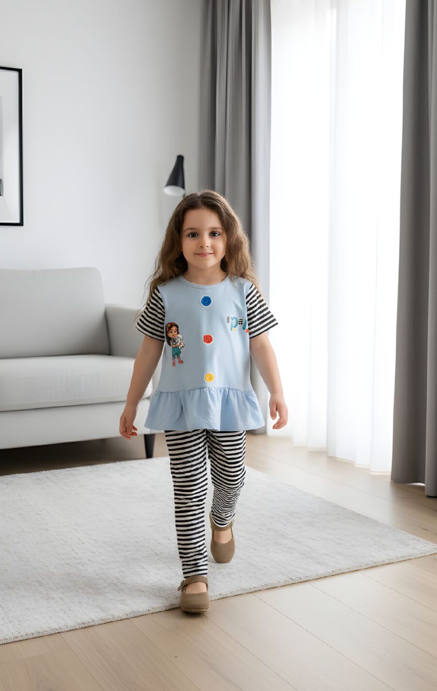 סט מיקי כפתורים לילדות